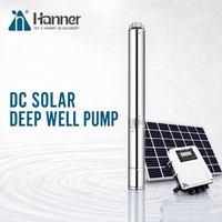 Pompe solaire immergée haute pression 3 pouces avec moteur CC sans balais en acier inoxydable pour l'irrigation hors réseau