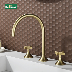 ก๊อกน้ำห้องครัวแบบโค้งสูง ดีไซน์คลาสสิก พร้อมหัวฉีดแบบดรอปดาวน์  วัสดุทำจากทองเหลือง  พร้อมคาร์ทริดจ์เซรามิก - Product Image 1