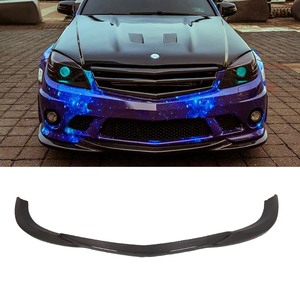 Nuevo alerón delantero de fibra de carbono <span class=keywords><strong>W204</strong></span> C63 AMG con escape para 2007-2011 - Product Image 1