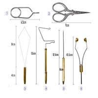 Pince C rotative à 360 degrés pour montage de leurres, kit combiné d'outils avec mâchoires durcies de 2 mm, accessoires pour la fabrication de leurres de pêche