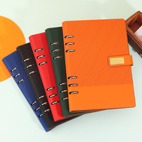 Agenda 2026 personnalisé en cuir PU A5, bloc-notes, journal officiel, coffret cadeau, carnet en cuir, boîte, stylo, reliure thermique