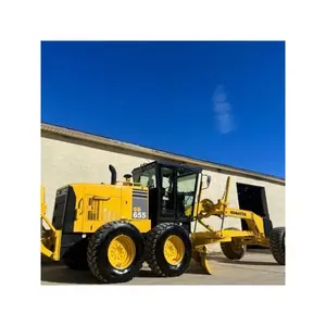 Buona condizione macchina usata originale komatsu GD655 usato grader komatsu GD655