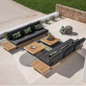 Meubles d'extérieur <span class=keywords><strong>de</strong></span> luxe, canapés <span class=keywords><strong>de</strong></span> <span class=keywords><strong>jardin</strong></span> pour hôtel, meubles modernes en teck, ensemble <span class=keywords><strong>de</strong></span> patio en corde tressée pour villa, ensemble <span class=keywords><strong>de</strong></span> <span class=keywords><strong>salon</strong></span> <span class=keywords><strong>de</strong></span> <span class=keywords><strong>jardin</strong></span> pour complexe hôtelier - Product Image 1