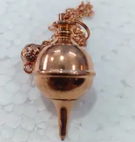 2019 New Arrival Basic Drop Copper Twisted Cone Metal Pendulum : Wholesale Metal Pendulum : Buy Online From S S AGATE