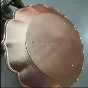 Assiettes de chargeur de pétoncles assiettes de chargeur en plastique en vrac réglage de Table de table <span class=keywords><strong>scape</strong></span> pour mariage vacances événements décor à la maison - Product Image 4