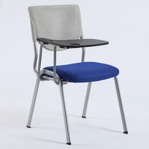 Okul Tablet kol sandalye masaları ile kitap rafı ahşap Modern çelik boru rahat okul mobilyaları kullanılan okul sandalyeleri satılık