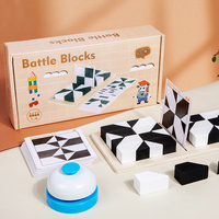 Bloques de Construcción de Alta Calidad, Juego de Bloques Ocultos, Rompecabezas de Lógica con Tarjetas, Rompecabezas 3D de Madera para Niños