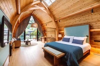 Maison préfabriquée certifiée CE de haute qualité, moderne, insonorisée, avec une bonne isolation, idéale pour bureau, boutique, hôtel, terrasse, serre, camping pod