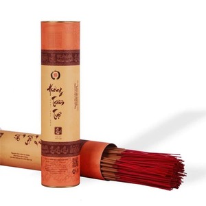 Wholesale Custom <b>Print</b> 52 X 2 X 410 Mm Long Cylinder Tube Box Eco Friendly Cardboard <b>Packaging</b> For Incense Storage - Product Image 3