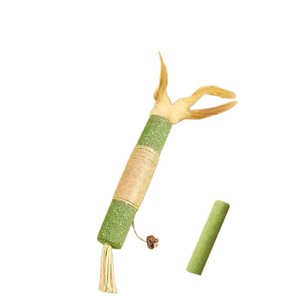 Bâtonnet de chat à la <span class=keywords><strong>catnip</strong></span> pour usage intérieur, soulagement du bruxisme, divertissement autonome, anti-ennui, résistant aux morsures, jouet pour chat en raphia, baguette de chat - Product Image 5