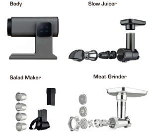 Presse-agrumes lent multifonctionnel pour la maison Presse à froid Extracteur de jus à lame Compact <span class=keywords><strong>Omega</strong></span> <span class=keywords><strong>Juicer</strong></span> Extractor - Product Image 4