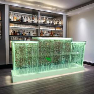 새로운 디자인의 현대적인 발광 수족관 어항 바 카운터 - Product Image 1