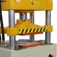 Machine d'estampage de pierre de pavage de granit de pressage hydraulique de coupe de forme de dalle de marbre de quartz recyclé de HLSY-S81