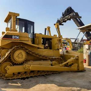 รถดันดินญี่ปุ่นแท้ 90% สภาพใหม่ รุ่น Cat D7H น้ำหนัก 15 ตัน พร้อม EPA, CE รถดันดิน Cat D7h มือสองสำหรับงานเกษตร ขายราคาถูก - Product Image 4