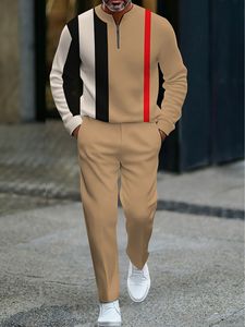 Abbigliamento Maschile di Lusso dal Design Trendy, Completo Sportivo <span class=keywords><strong>Casual</strong></span> Versatile in Maglia Personalizzato per Autunno e Inverno - Product Image 4