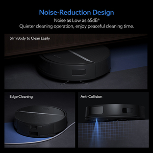 Robot aspirateur et serpillière combinés, aspiration puissante 3000 Pa, cartographie LDS, contrôle via application Wi-Fi, nettoyage humide et sec, moteur sans balais pour le nettoyage domestique - Product Image 4