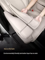 Housse de repose-bras en cuir Nappa de qualité supérieure YX, antidérapante, installation facile pour les kits intérieurs Alphard Vellfire série 40