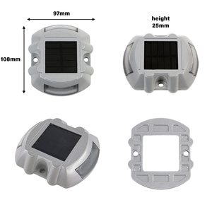 Nhôm không thấm nước LED năng lượng mặt trời Powered đường Stud ánh sáng xe tải dẫn bên đánh dấu Đèn LED năng lượng mặt trời - Product Image 4