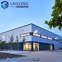 Fabricante de Edificios de Acero Prediseñados, Almacén Industrial, Fábrica, Almacén de Gran Envergadura con Panel Sándwich Aislado