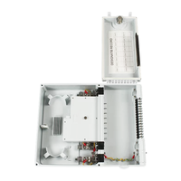 Kotak Distribusi Serat Optik Luar Ruangan Standar Telkom Indonesia IP65 FTTH 16 Core Pintu Ganda ODP Splitter FAT Box