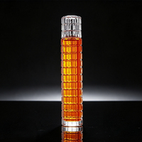 Flacon de parfum vide rechargeable à faible MOQ, étiquette privée, en verre transparent de luxe, 30 ml, avec pulvérisateur à pompe et impression sérigraphique