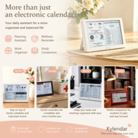 Calendrier intelligent E-Paper Intelevia, gadget pour les passionnés de beauté, planificateur familial, rappel de soins de la peau, liste de tâches, suivi des devoirs, Wi-Fi