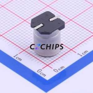 Condensateur électrolytique en aluminium SMD EEE1EA101AP, SMD, D8xL10.2mm 100uF 20% 25V 180mA-120Hz - Product Image 2