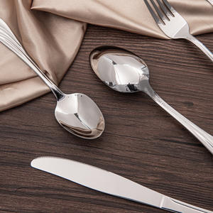 Ustensiles <span class=keywords><strong>en</strong></span> acier inoxydable de haute qualité Design baroque Repas élégants Finition miroir Cuisines minimalistes Restaurants Sans danger pour les aliments - Product Image 3