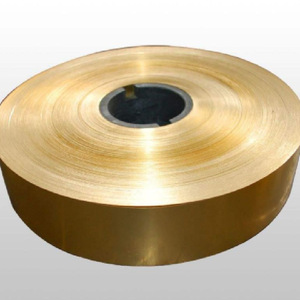 Tiras de latón Premium de alta intensidad C27000 con superficie de color dorado para herrajes duraderos - Product Image 1