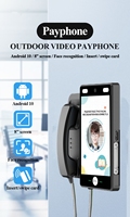 Plate-forme pour étudiant école publique RFID 4G reconnaissance faciale écran vidéo Payphone Attendant GSM/WiFi carte SIM payer produits VoIP