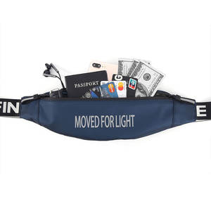 กระเป๋าคาดเอวแฟชั่นทันสมัยสำหรับกีฬากลางแจ้ง กันน้ำ ทำจากไนลอนและ PU เหมาะสำหรับใส่โทรศัพท์มือถือ ใช้ได้ทั้งวิ่งและออกกำลังกาย - Product Image 1