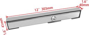Serrure de <span class=keywords><strong>moteur</strong></span> <span class=keywords><strong>hors</strong></span>-<span class=keywords><strong>bord</strong></span> de bateau en acier inoxydable de haute sécurité de MARINE 300mm à dégagement rapide/installation sécurisée avec clés - Product Image 5