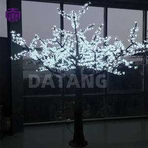Árbol de Flores de Cerezo Artificial para Exteriores con Luces LED Decorativas para Parques, Paisajes y Decoración de Jardines Navideños - Product Image 3