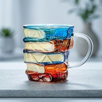 Mug en verre esthétique en forme de livre pour la lecture