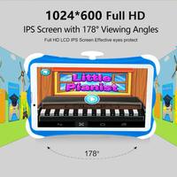 La Mejor Tablet PC Multicolor de 7 Pulgadas para Niños, Pantalla de 1024*600, Laptop Educativa para Estudiantes y Entretenimiento