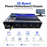 Kotak Farm Ponsel USB PVB untuk Pengaturan Motherboard S8 S9 S10 RAM 3-8GB ROM 64-256GB Kemasan Aman Operasi E-commerce Sosial