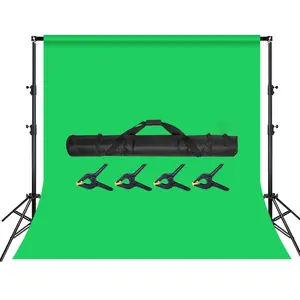 3*3m green screen cloth photography studio background backdrop stand kit for photo studio photography accessories equipment