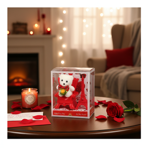 VALENTINE BEAR GIFT BOX 192PCS 16DIS(12)/CS 4,5 \ "para suministros para el Día de San Valentín - Product Image 3