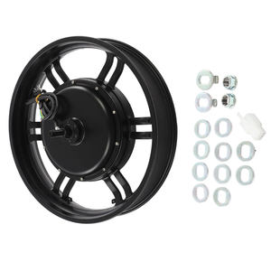 DGWZ 60V 72V 3000W 5000W 20x4.0 브러시리스 기어리스 전기 팻바이크 주조 알루미늄 합금 림 허브 후륜 모터 - Product Image 4