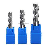 Fraise à queue en carbure de tungstène à 4 cannelures pour usinage CNC de précision, finition de surface, OEM/ODM, angle de hélice 45°