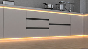 Perfil de aluminio LED de montaje moderno AP92 para muebles de cocina tira de Luz lineal LED para armario - Product Image 5