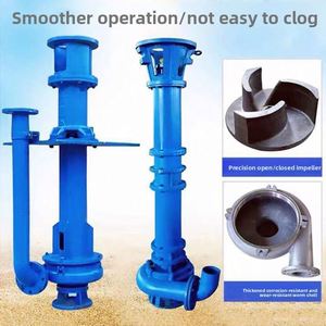 ปั๊มจุ่มใต้น้ำแรงดันสูงแบบแนวตั้งสำหรับดูดตะกอน แบบท่อเดี่ยวและท่อคู่ สำหรับงานขุดลอกและเพิ่มแรงดันน้ำเสีย รองรับ OEM ปั๊มโคลน YZ - Product Image 6