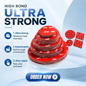 Nastro <span class=keywords><strong>Biadesivo</strong></span> <span class=keywords><strong>in</strong></span> Schiuma Acrilica Grigia 3M VHB GPL110, Tagliato a Caldo, 1.1mm, Certificato UL, per Rinforzo di Involucri di Apparecchiature - Product Image 1