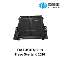 Chargeurs de voiture sans fil Qi YULIN Dual APP à bobines mobiles 25W, charge rapide pour console centrale Toyota Hilux Travo N90 2026