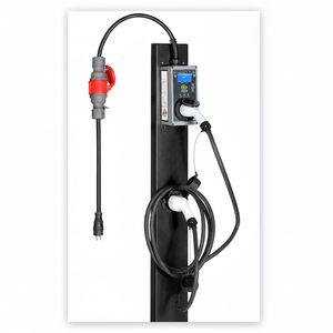 ONYX Raya ที่ชาร์จไฟติดผนังชนิดที่2ที่ชาร์จไฟฟ้ากระแสสลับพร้อมหน้าจอ RFID ปรับได้3.5-22กิโลวัตต์และอุปกรณ์เสริม - Product Image 1