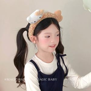 Schattige Lieve Elegante Mode Cartoon Pluizige Kat Kat Hoofdband Voor Baby Meisjes Kids Magic Crown Haaraccessoires - Product Image 3