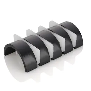 N52 Neodymium Magnets Black Epoxy Coated Arc Segment Magnets Curved Neodymium Magnet