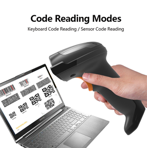LONVILL Lecture de précision Mini lecteur de codes à barres industriel à <span class=keywords><strong>code</strong></span> métallique avec base de chargement - Product Image 5