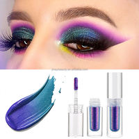 Metallic 49 Colors DuoChrome Ombre à paupières Multichrome Neon Chrome Cameleon Glitter Fards à paupières Liquid Eyeshadow Tubes