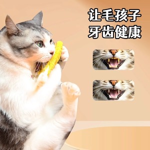 Juguete Masticable de Luffa Natural para Gatos, Colores Aleatorios, Limpieza Dental, Suministros para Mascotas - Product Image 4